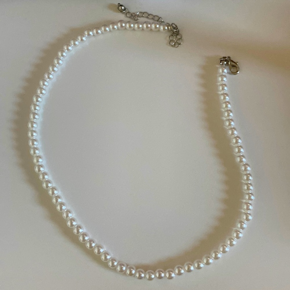 Faux Pearl Necklace